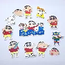 Shinchan Stickers Pack of 12 stickers Self Adhesive Sticker