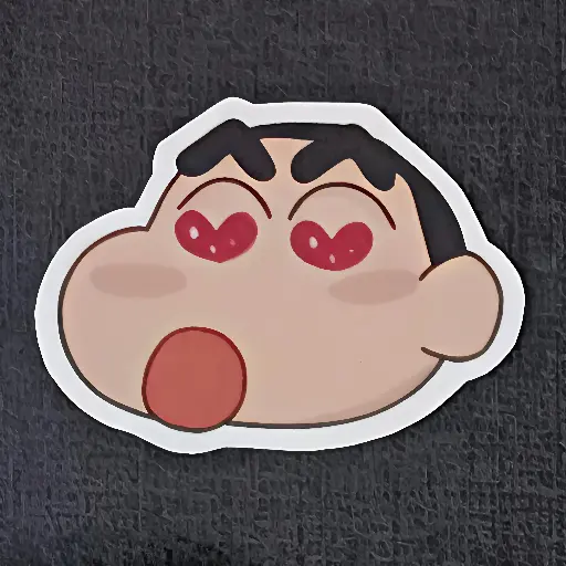 Shinchan Love Sticker