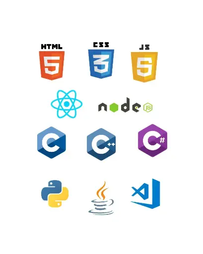 Coding Stickers Pack of 11 Coding Language stickers