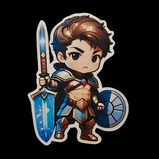 Little Warrior Sticker #1